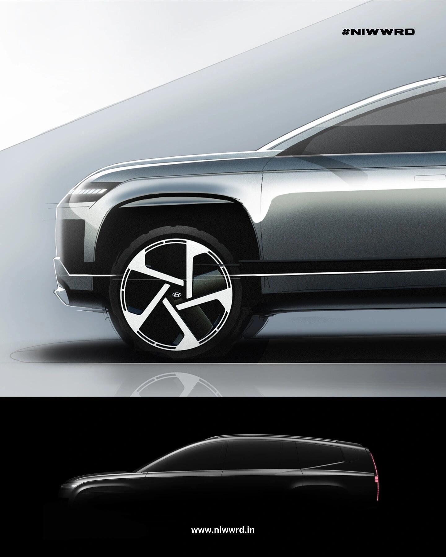 2025现代的IONIQ 9的计手稿 高转青年  新车[超话]  