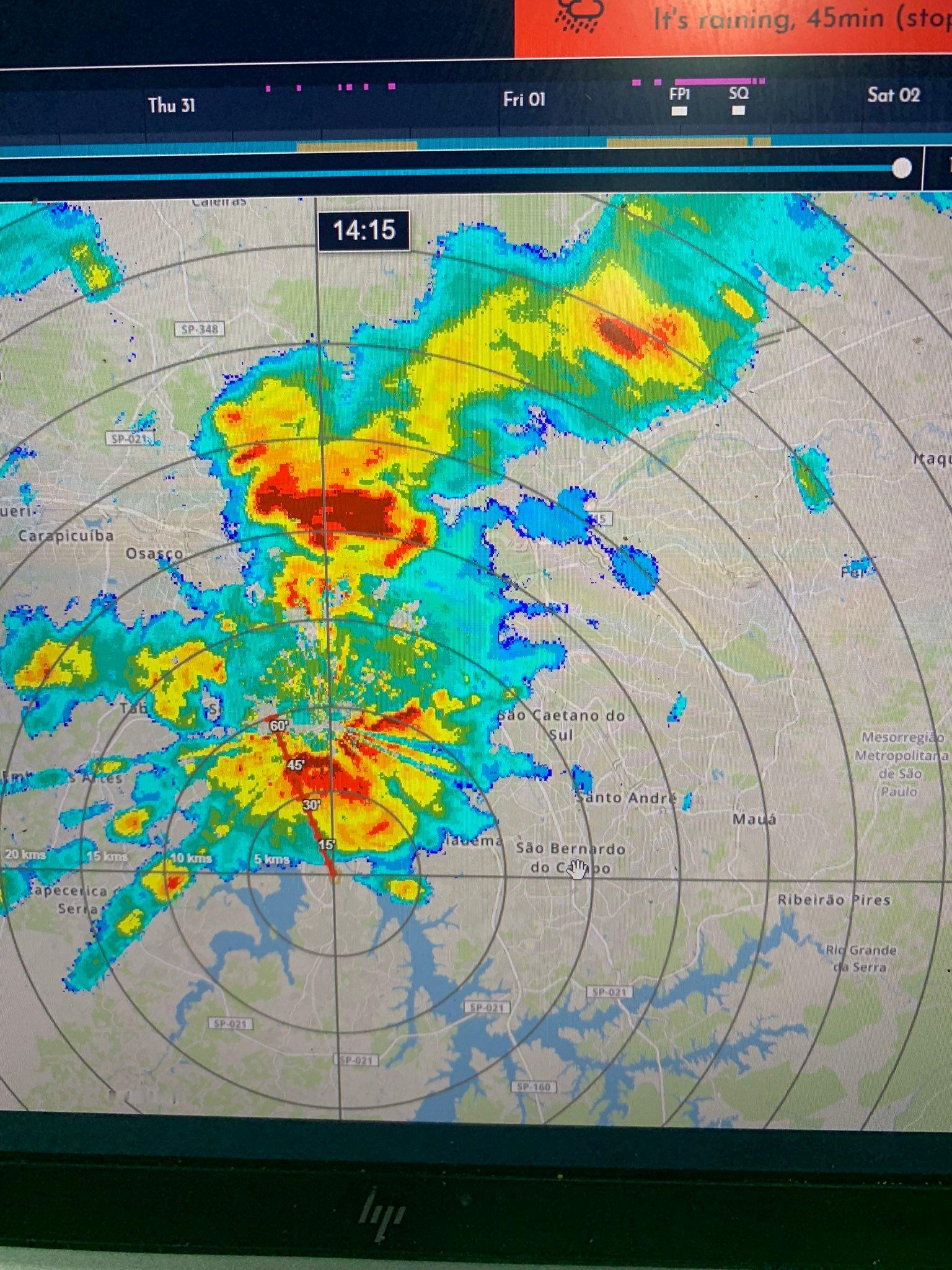 雨量很吓人#2024f1圣保罗大奖赛# ​​​