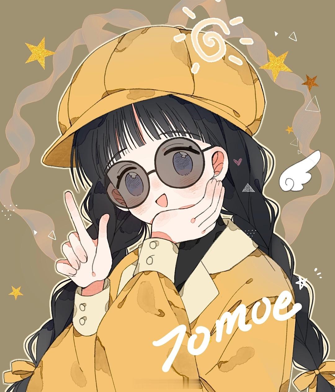 今天画了知世瓜的画