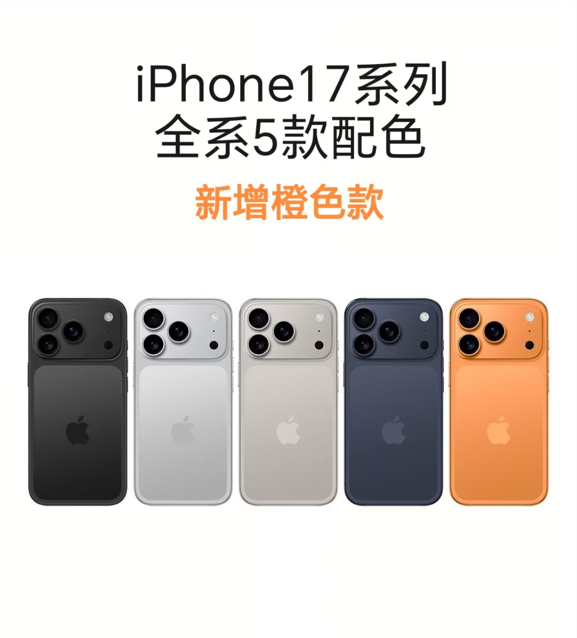iPhone17Pro橙色新配色大家最期待那个配色？ ​​​