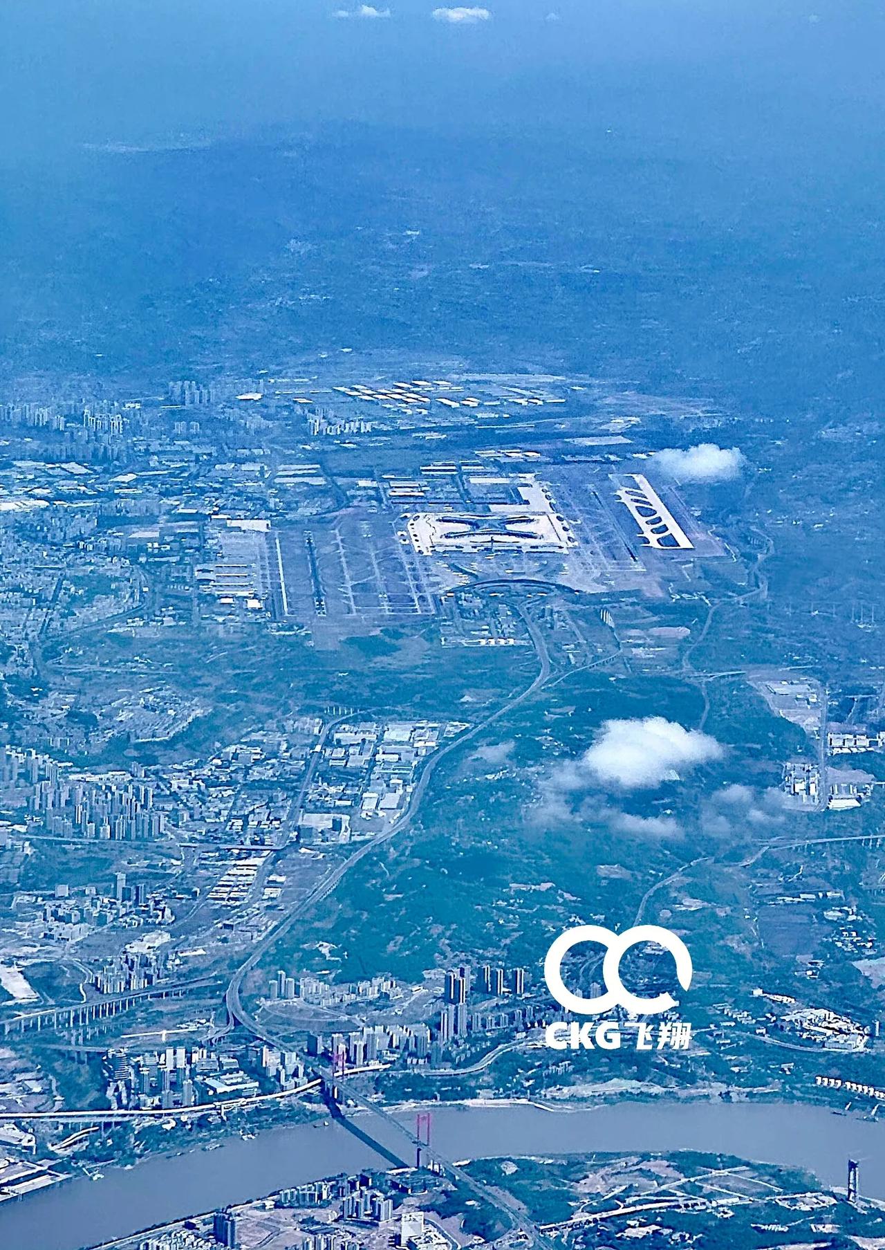 重庆市江北机场最近航拍图（9.16）