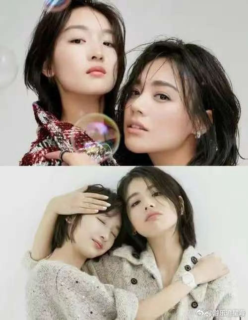 周冬雨亮相马思纯新片首映马思纯每次被喊东玉都想到冬雨周冬雨说：谢谢电影让我们看到