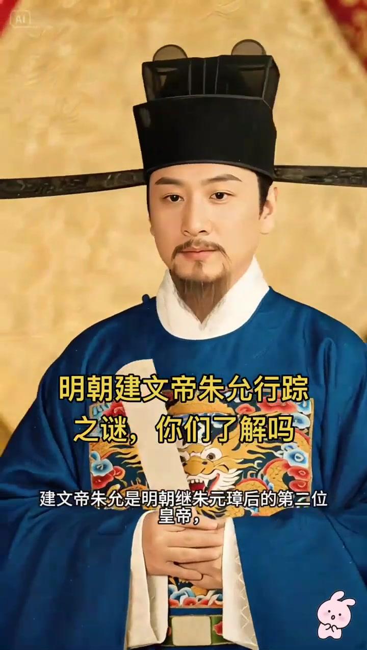 建文四年，燕军破南京，皇宫起火，建文帝朱允炆不知所终。《明史》载“宫中火起，帝不