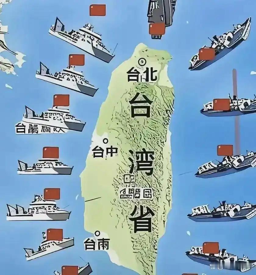 此次解放军军演，弯弯还有心情坐船去看吗？

很多弯弯总觉得解放军不会动武，即便动