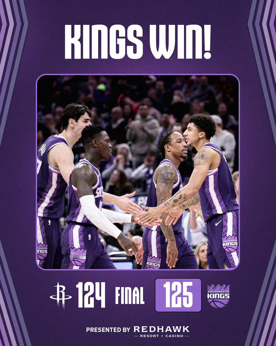 在12月22日国王125 - 124加时险胜火箭的比赛中，37岁的威少堪称球队赢