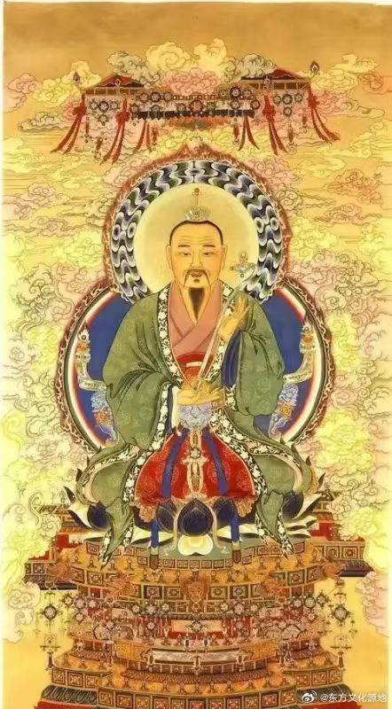 三清排序是元始天尊第一、灵宝天尊第二、道德天尊第三，灵宝天尊居上清境，在三十六天