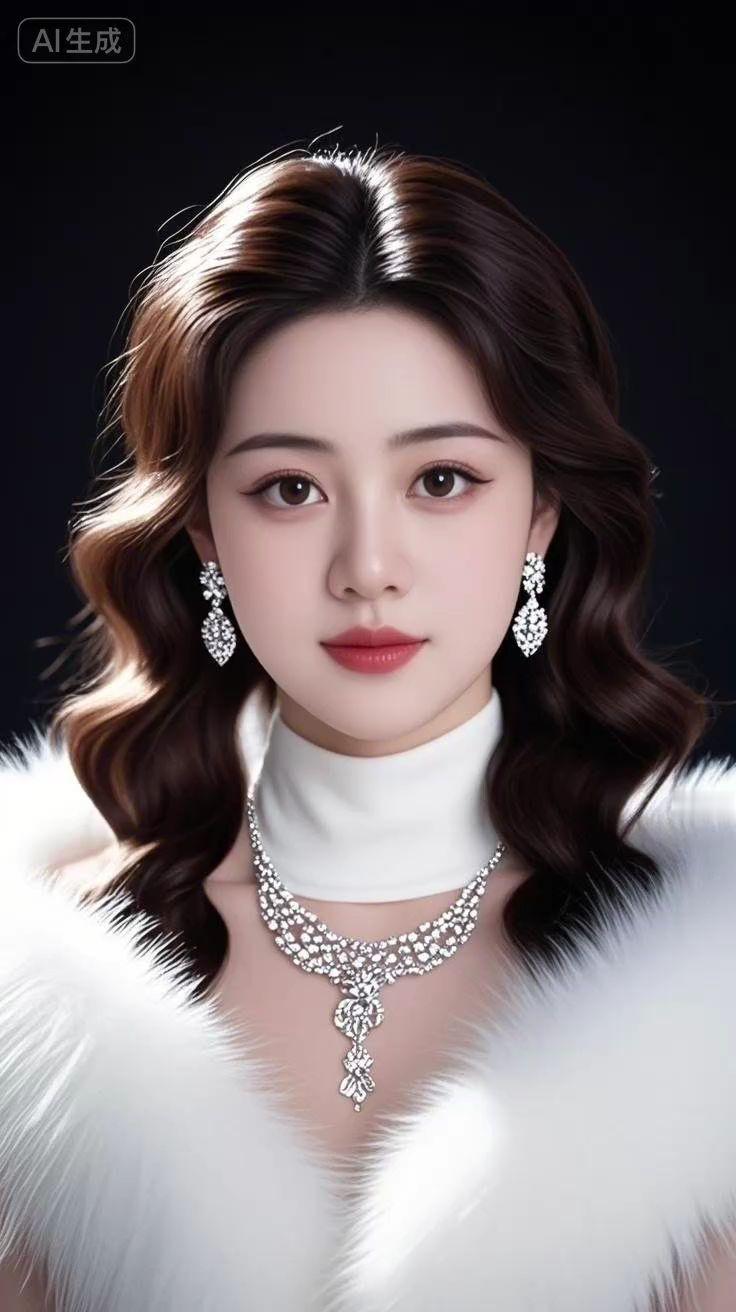 高兴漂亮的美女。