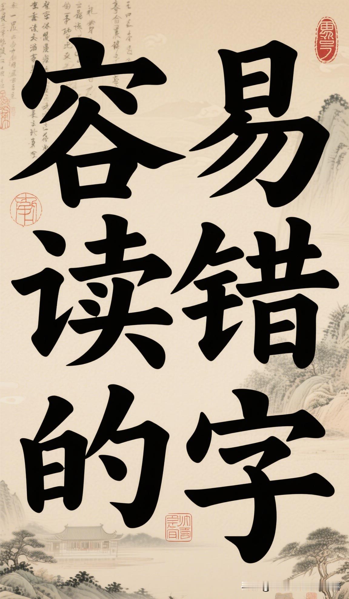 对于很多70后80后来说，这些词语的读音经常搞错。不知道您会不会读错？

呱呱坠