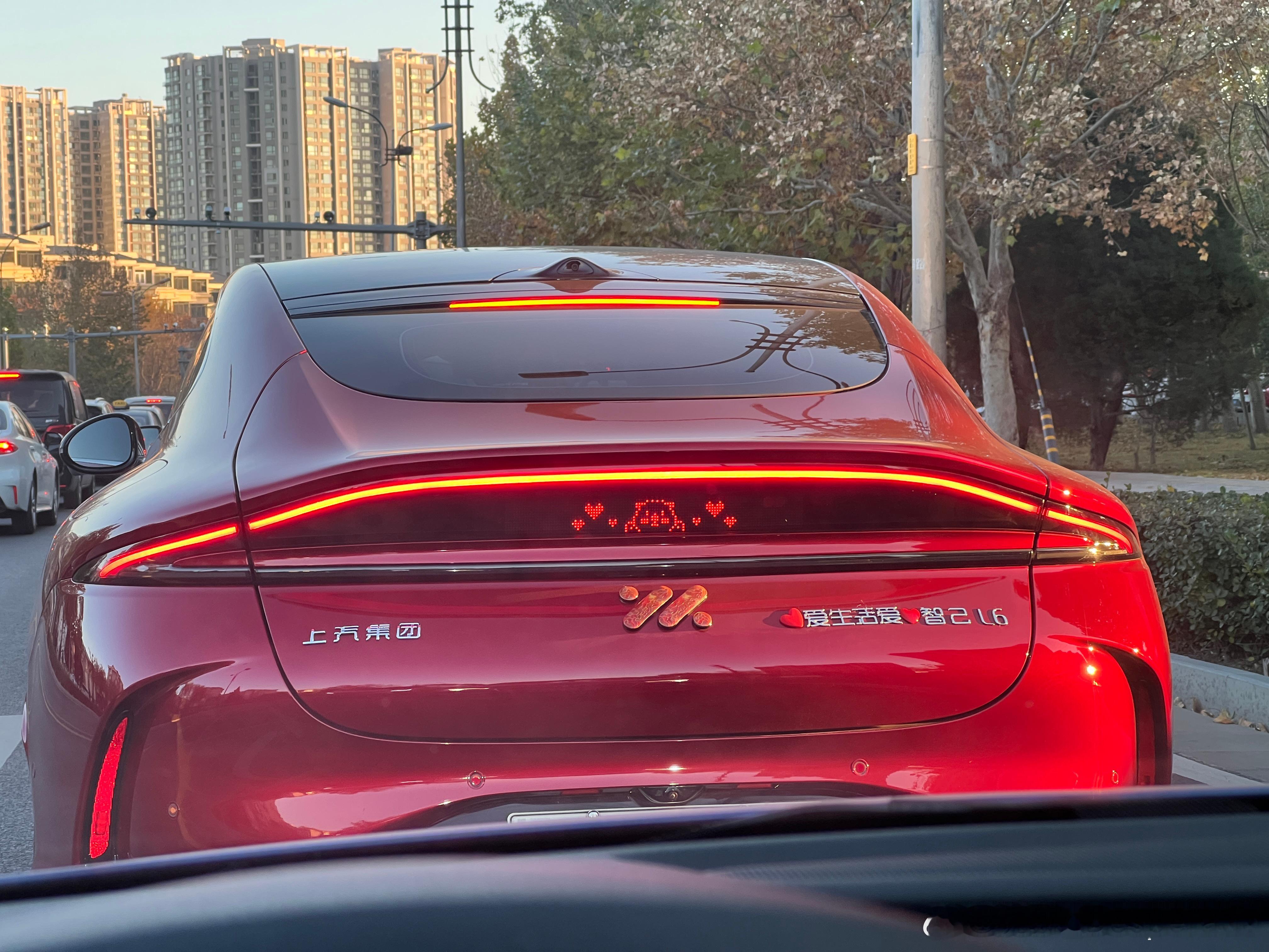 早上好！不知道怎么的，就感觉这台智己L6车主每天都应该挺高兴的。 