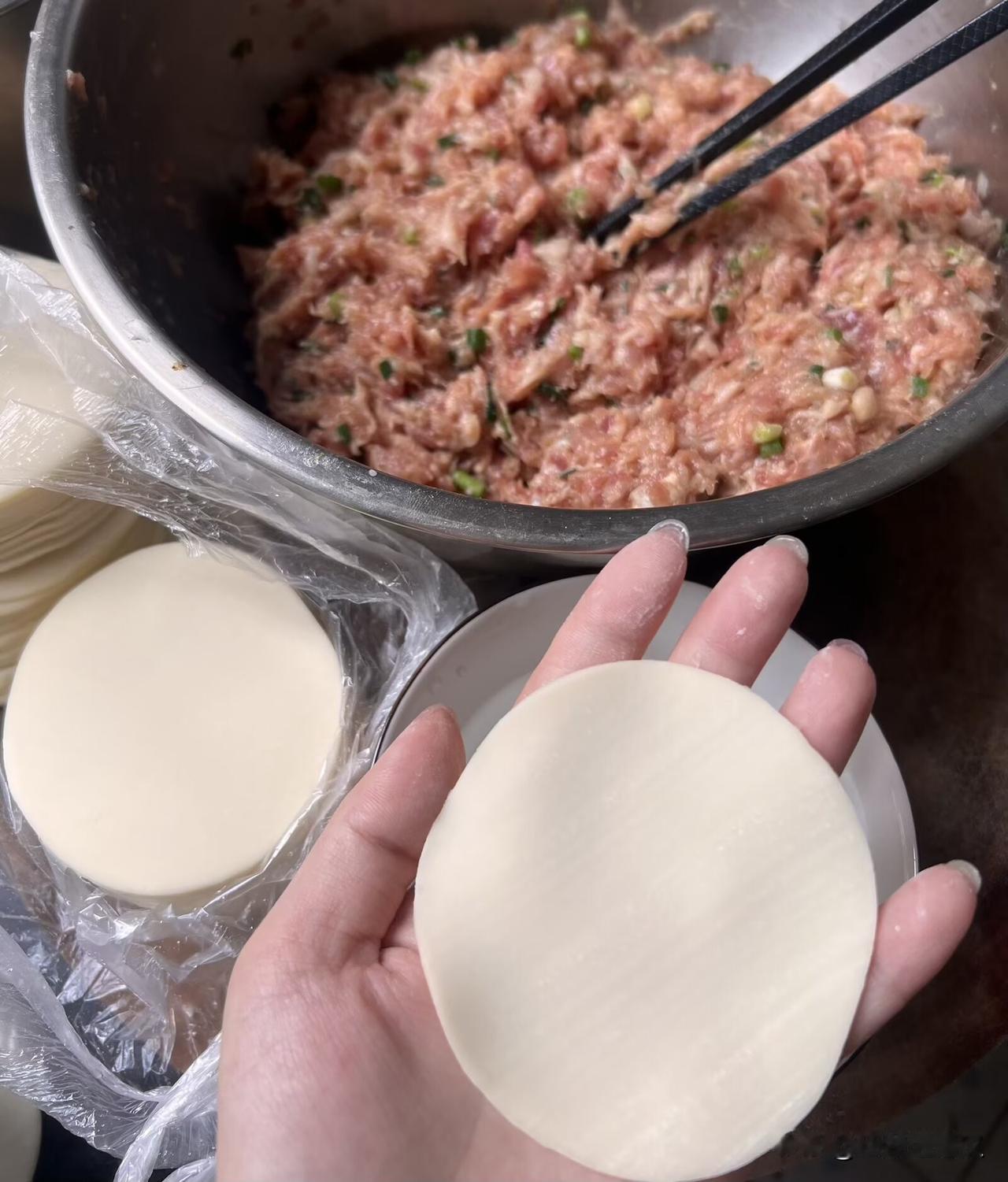 晒图笔记大赛自己包的饺子[星星眼]