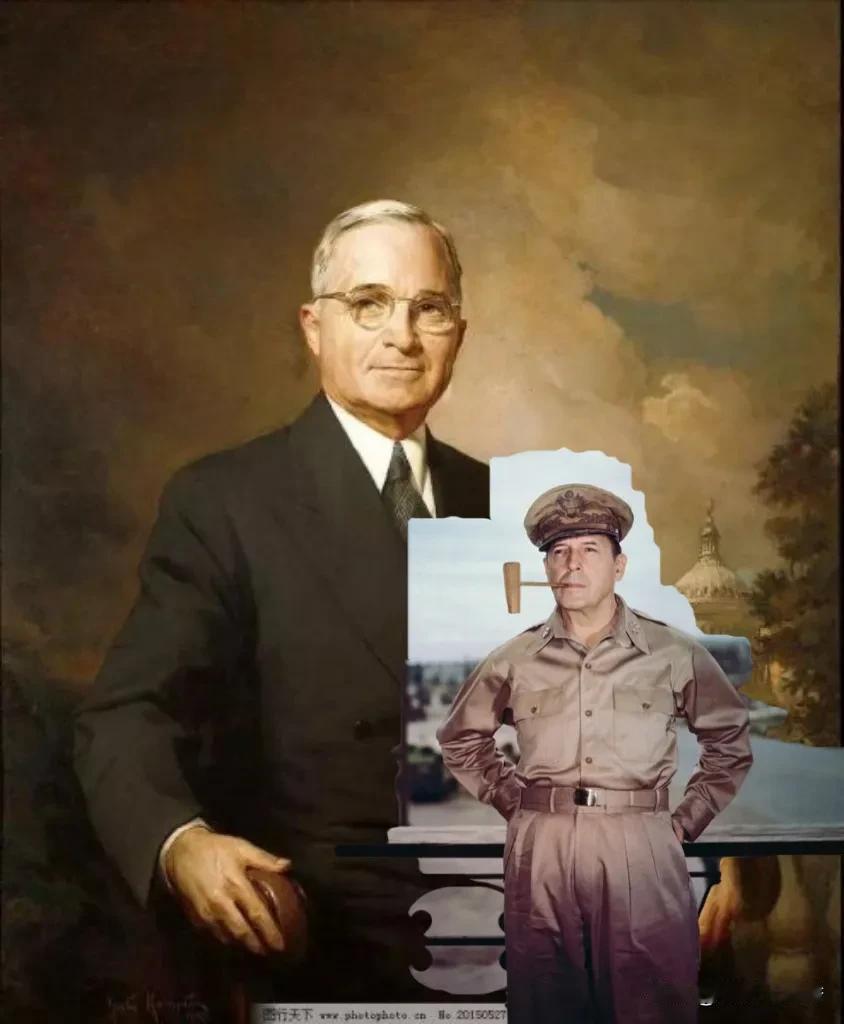 麦克阿瑟这事儿，可真是踩到美国的“雷”上了。美国一直有个原则，就是穿西装的政客得