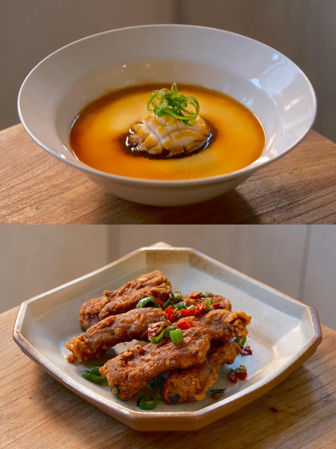 年夜饭菜单｜鲍鱼蒸蛋 椒盐排骨 四喜饺子