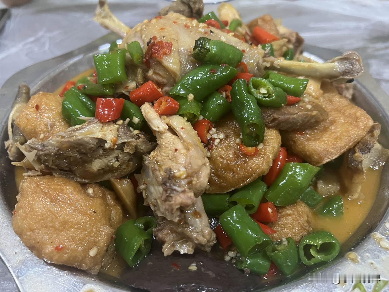 湖南娄底涟源土鸡，五花肉与豆腐，一绝，你吃过没娄底农家菜