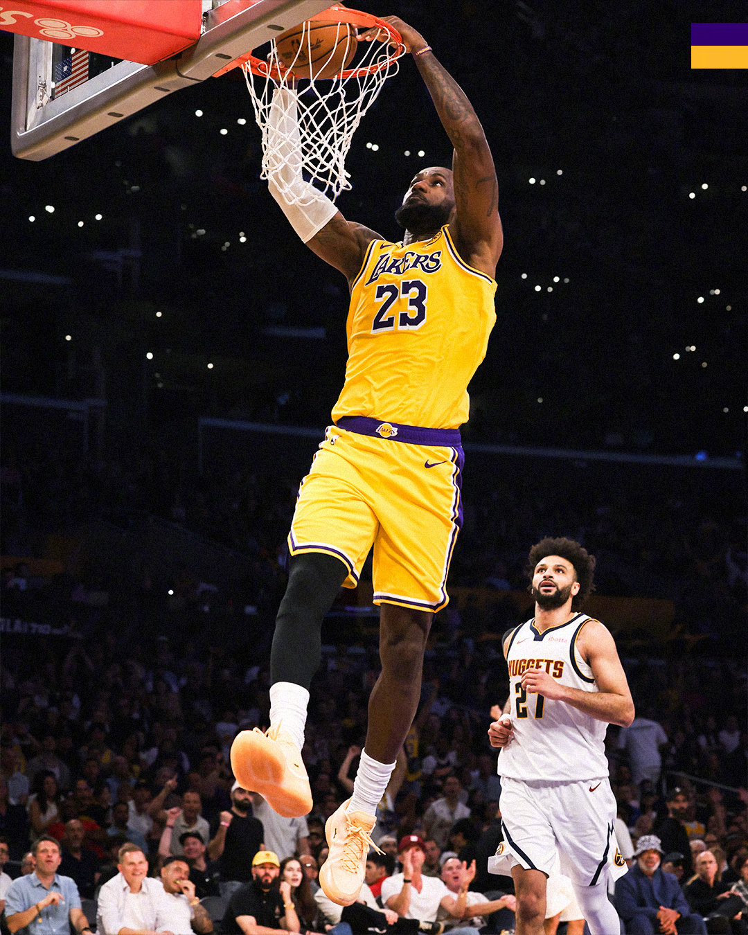 掘金vs湖人 | 第三节🔚湖人8️⃣7️⃣ - 8️⃣7️⃣掘金最后一节加油?