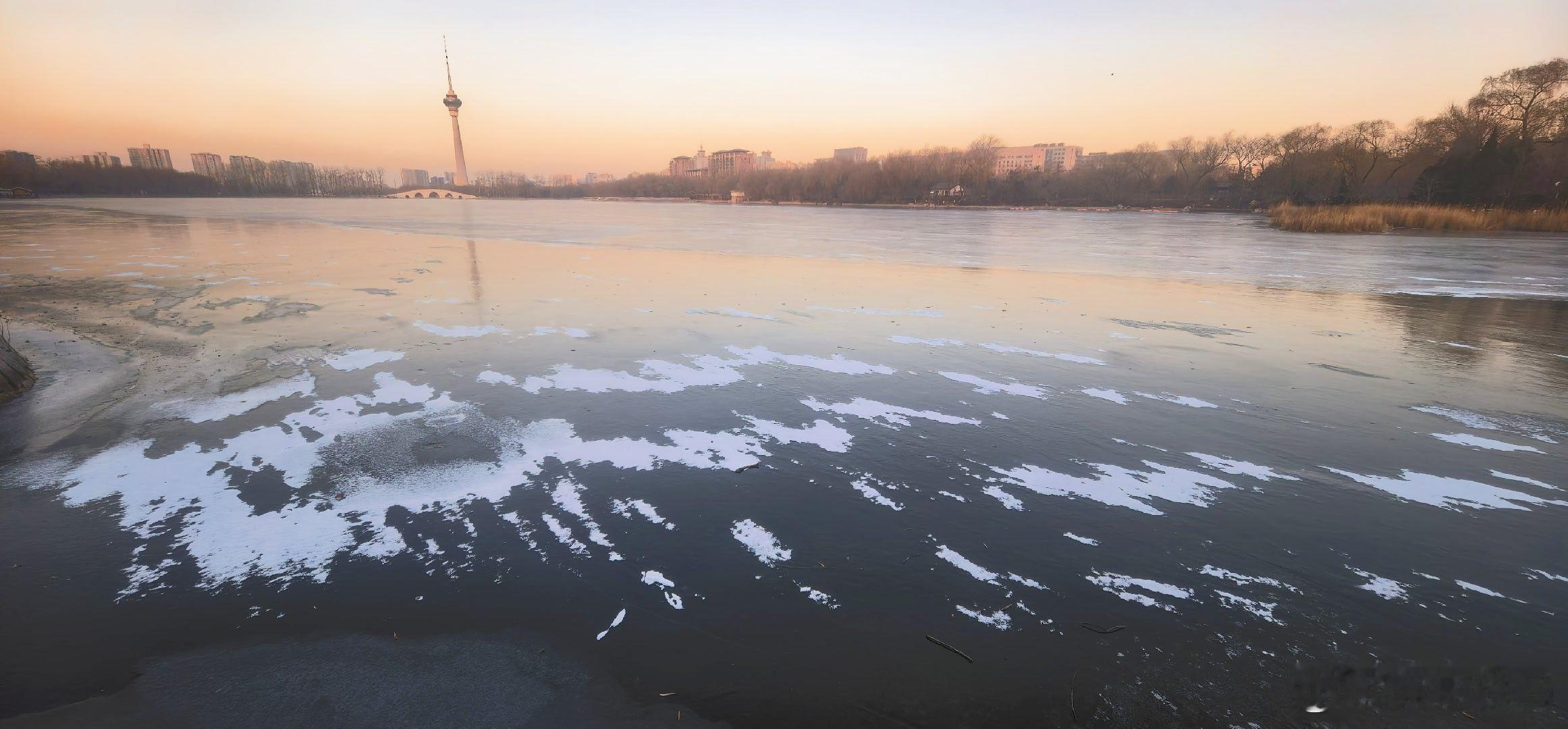 冻封玉渊潭 摄影