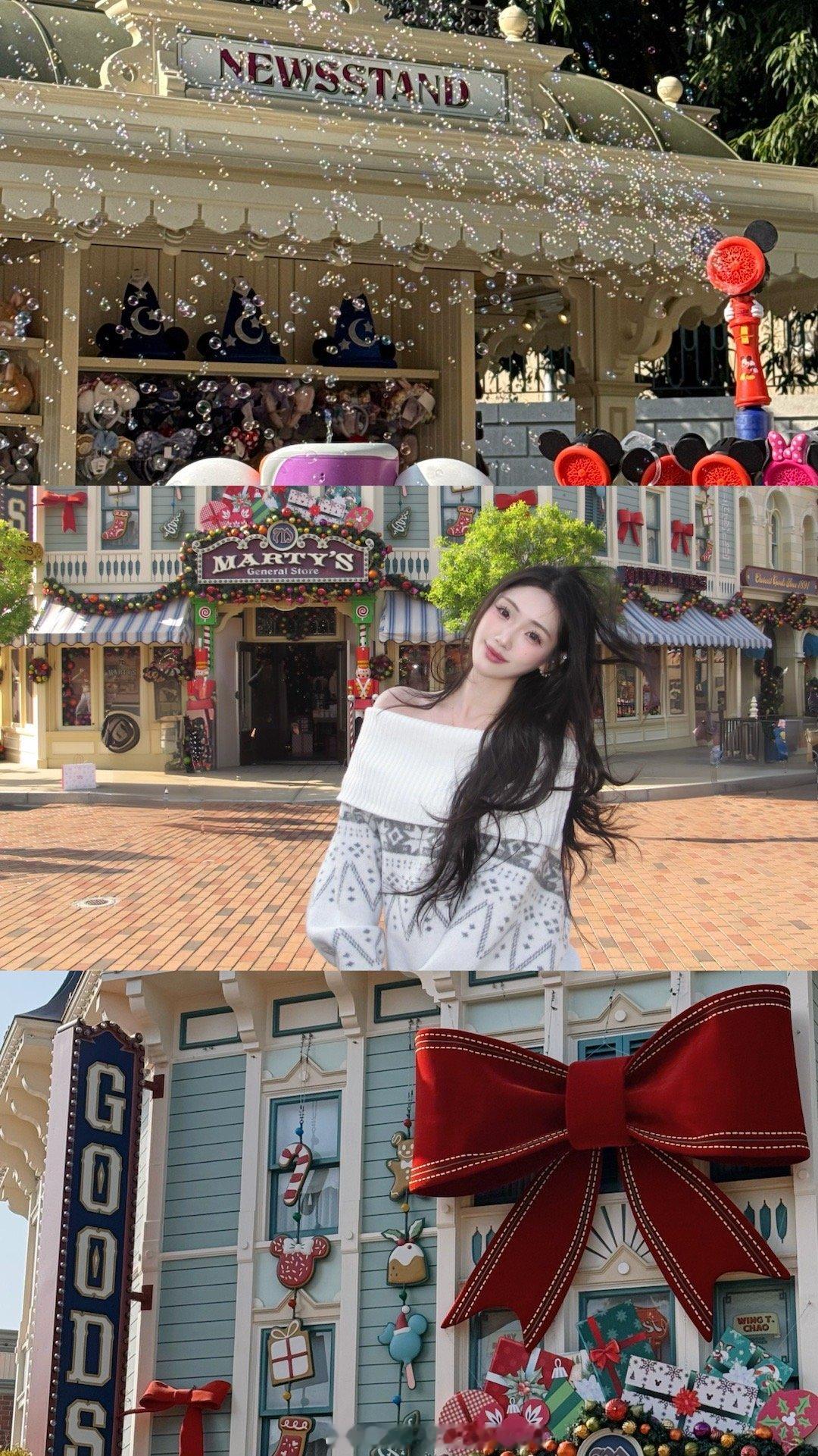 港迪的烟花和飘雪 拉开了圣诞的序幕🎄🎆 香港·香港迪士尼樂園