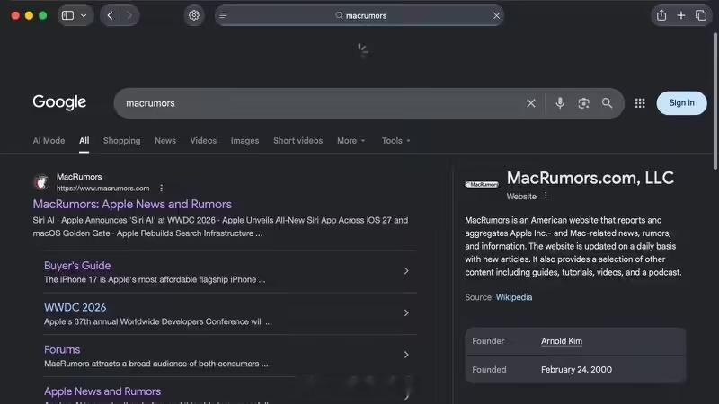 【苹果macOS27为触控MacBook铺路：引入“下拉刷新”手势】科技媒体 M