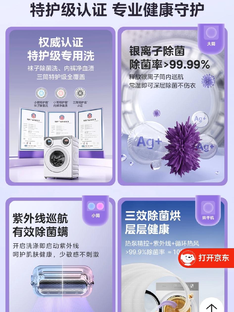 家用洗衣机应该怎么选？
要高端选海尔
要实用选小天鹅
要全能选美的
要健康、全能