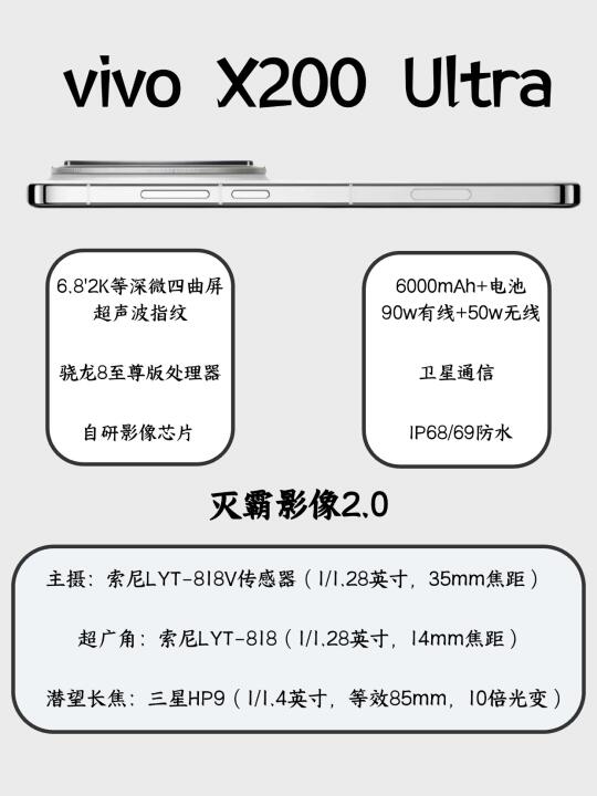 vivo X200 Ultra灭霸升级，干翻友商有戏了