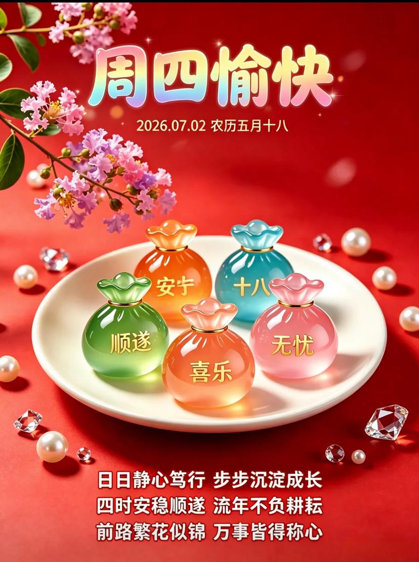 🌺2026./7.2清风消烦.身康纳福🌺

🌱🌅新的一天，盛夏七月，晨光