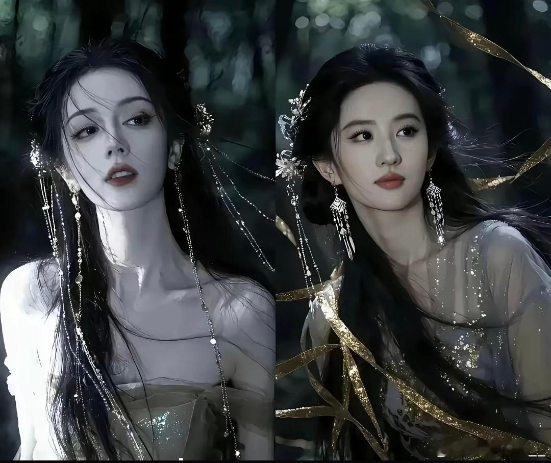 迪丽热巴和刘亦菲真的是很难选择，实力相当，颜值也是不相上下，你会选哪个？金鹰奖 