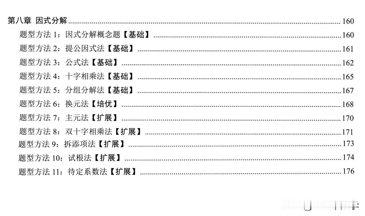 八上必会题型——因式分解11个专题突破，提分就用这个了！