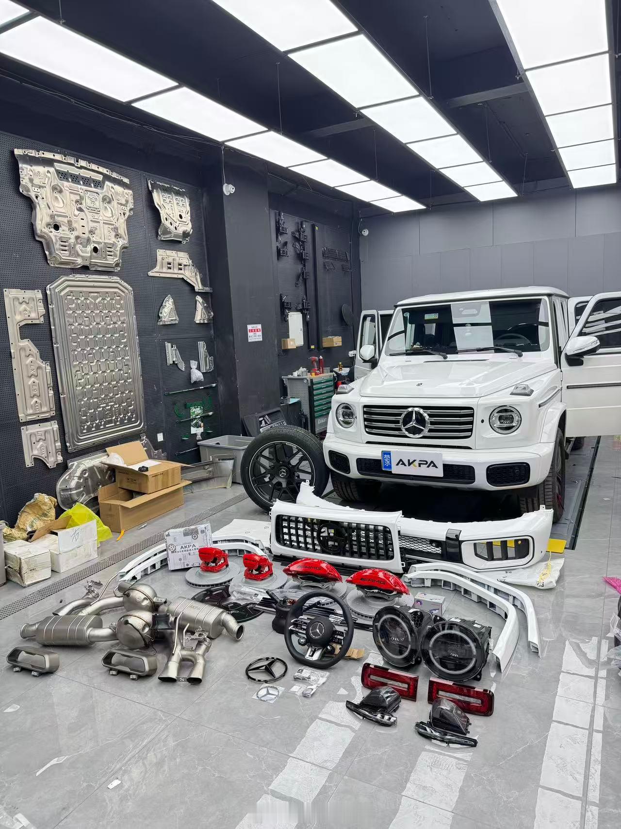 兴安盟新款G500升级新款中规G63⭐ 副厂包围喷原厂漆，原厂内衬，原厂前杠下支