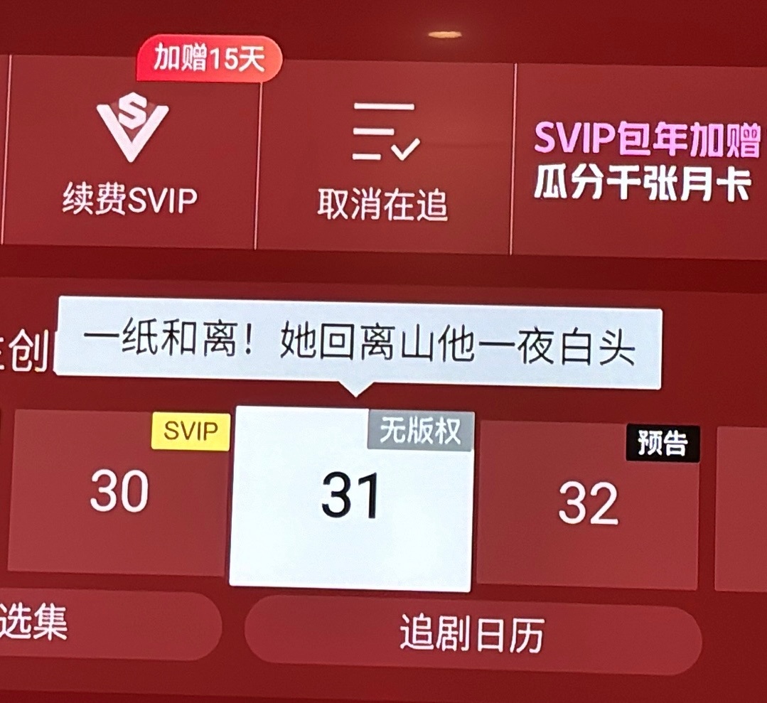 我尊贵的svip还不够格吗 你搞什么