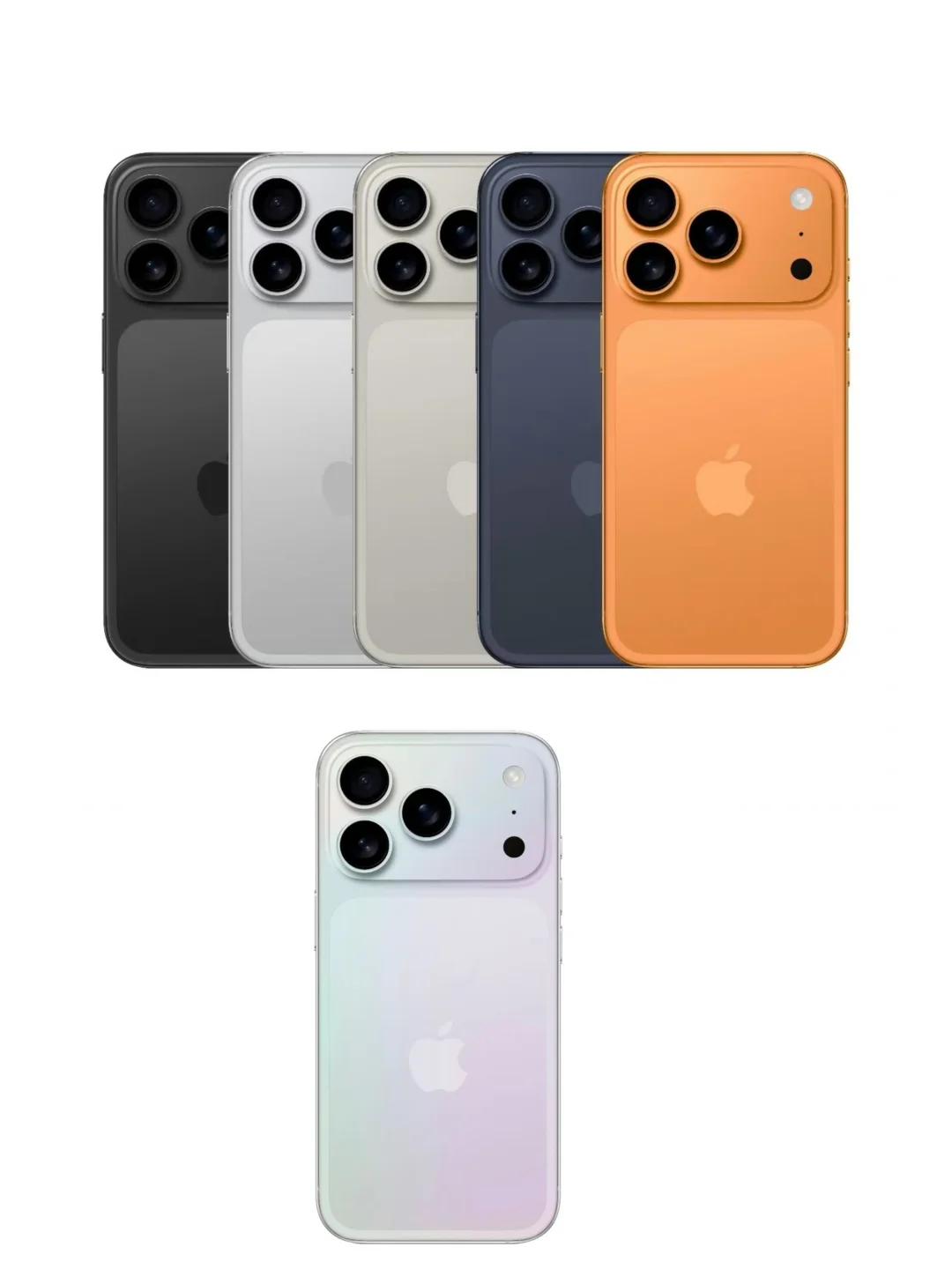 不要这么丑！希望17Pro可以出下面那款！

今天起床看到iPhone 17Pr