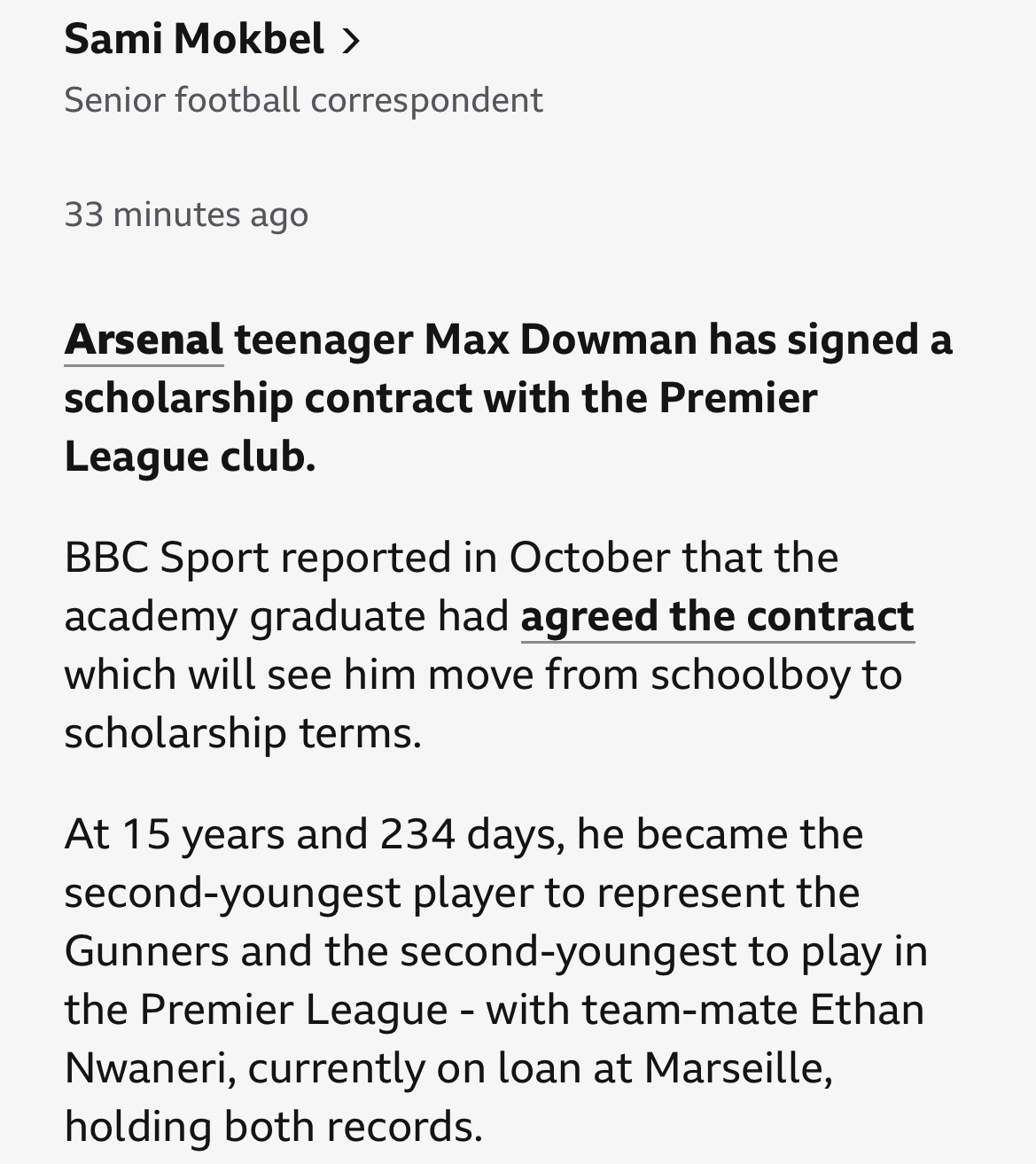 神龟Team news and ticks 确认，马克斯·道曼与阿森纳签下了自己