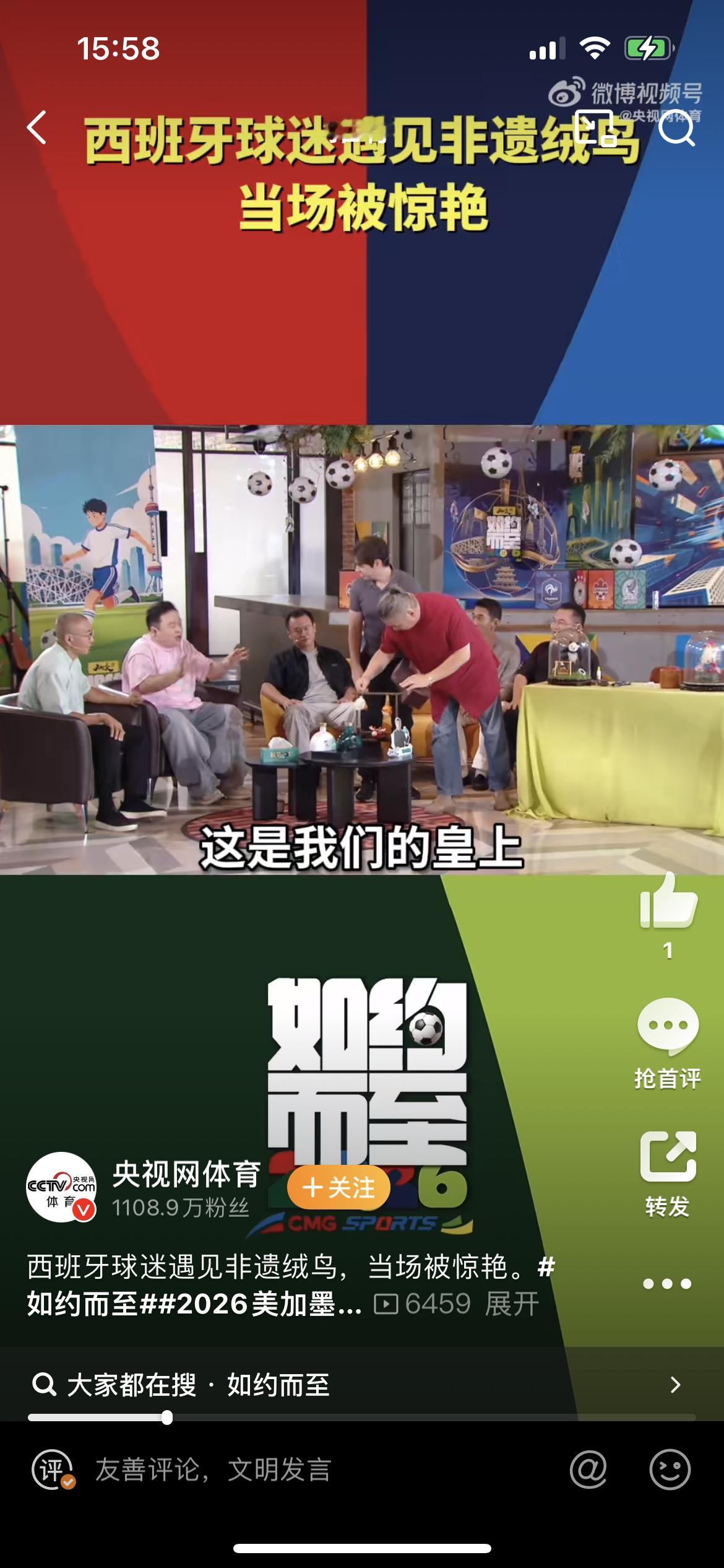 世界杯赛场之外，一场非遗邂逅火了。前来观赛的西班牙球迷偶遇北京绒鸟（绒花）非遗手