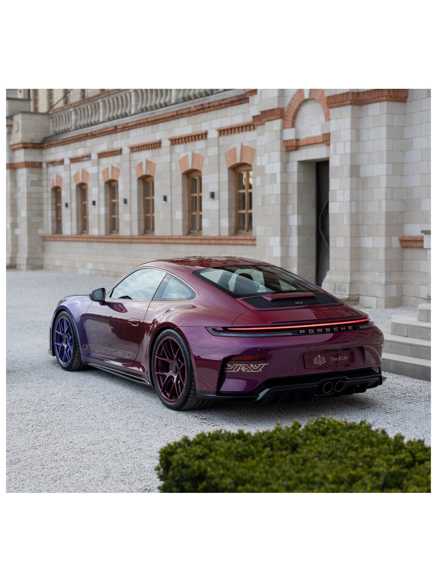再来几张“生命之树”孤品 911 GT3 Touring 的特写。灵感源自摩尔多