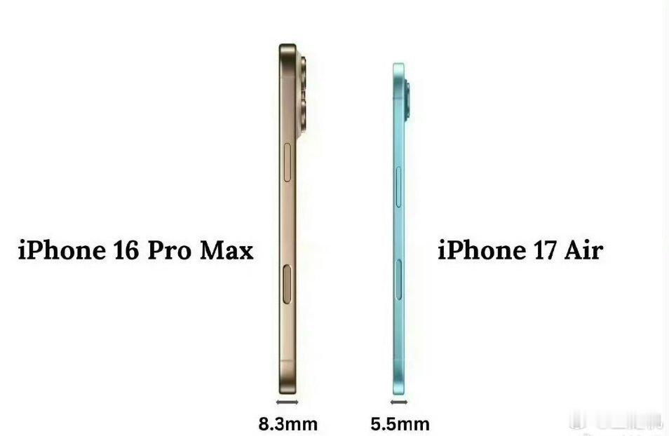iPhone17Air到底有多薄就光凭这个薄度就想买一台当备用机了[doge] 