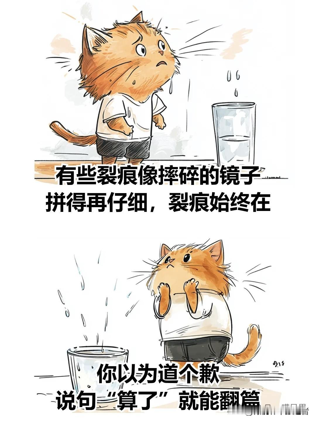 治愈漫画 I 人心，一旦有了隔阂，就永远回不去了治愈系图漫画 治愈系图漫画