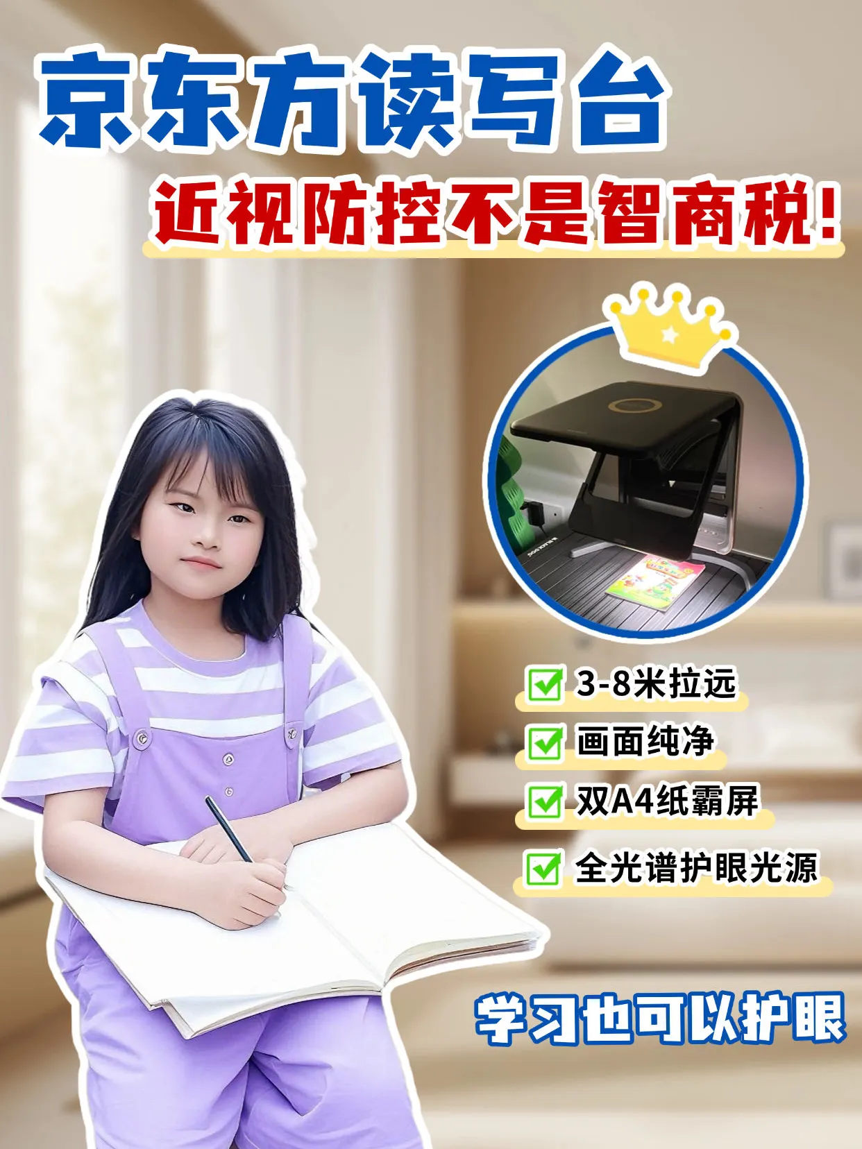 谁能相信孩子用读写台就一个月，竟然退轴了！