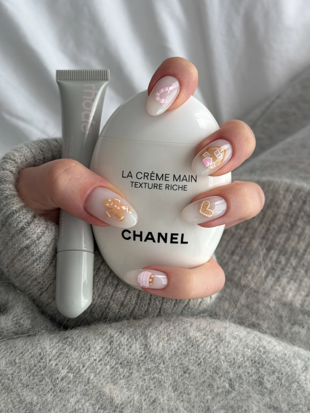 圣诞款美甲｜cleangirl nails 🦌🥛🍪🧸