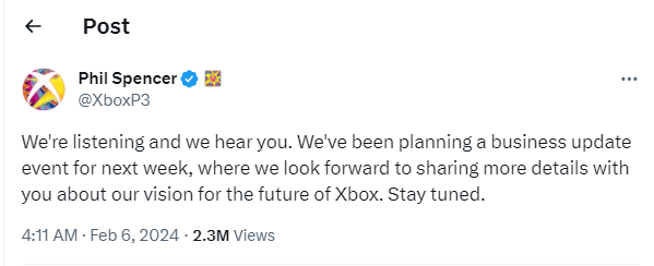 随着微软欲将 Xbox 独占游戏带到其他平台的风声在社区中不断传播，微软游戏业务