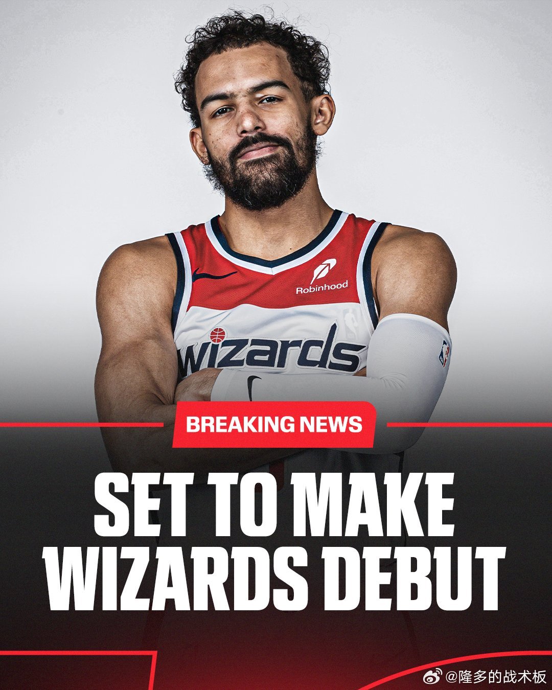 特雷-杨计划周五对阵爵士复出！这将是他奇才生涯的首秀。奇才主帅基夫透露，特雷-杨