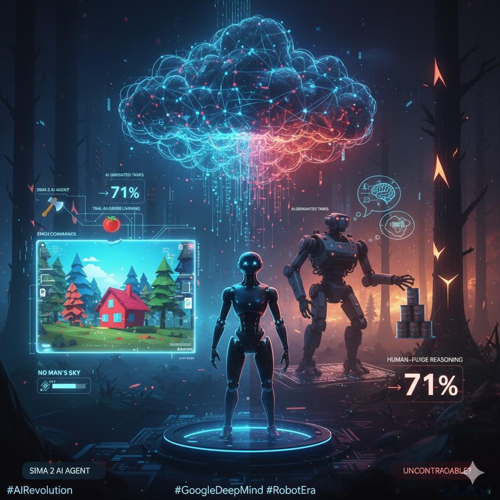 AI学会砍树！谷歌SIMA 2智商翻倍

谷歌刚刚发布的SIMA 2 AI智能体