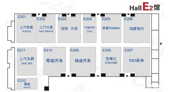 新能源车霸屏！北京车展展馆分布图来啦！官方消息，本次车展全球首发车117台（其中