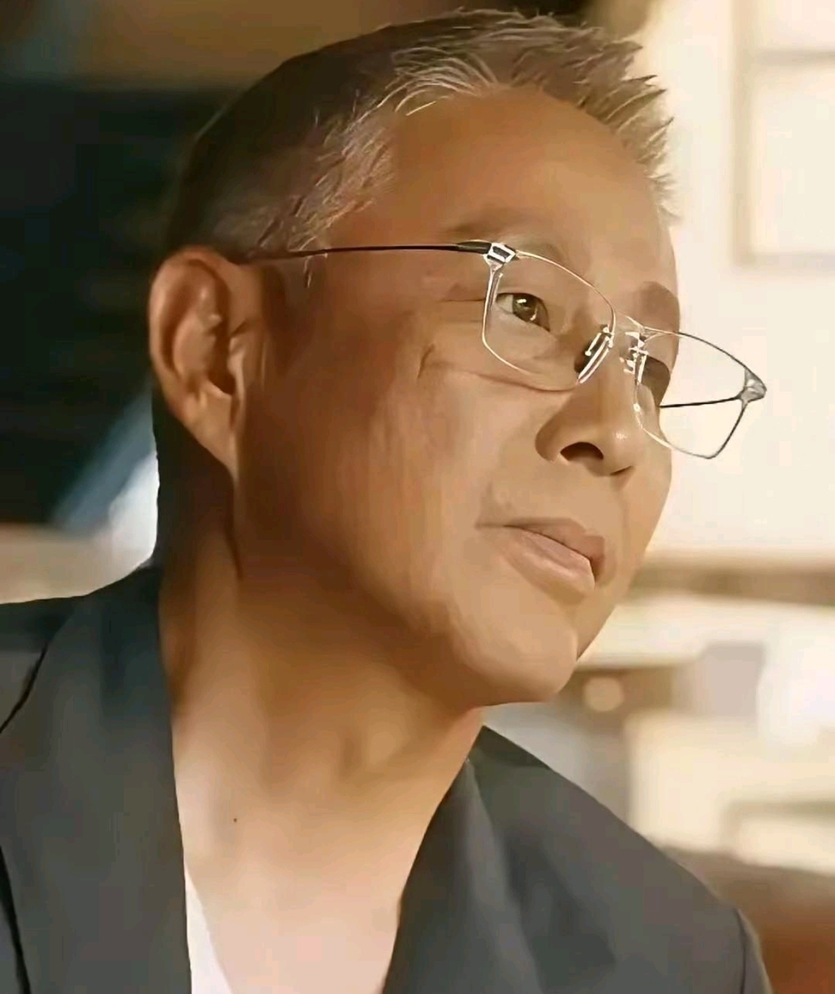陈道明说过一句极为现实的话：“男人离婚，如果你没钱，也很难再找，基本上是孤独终老