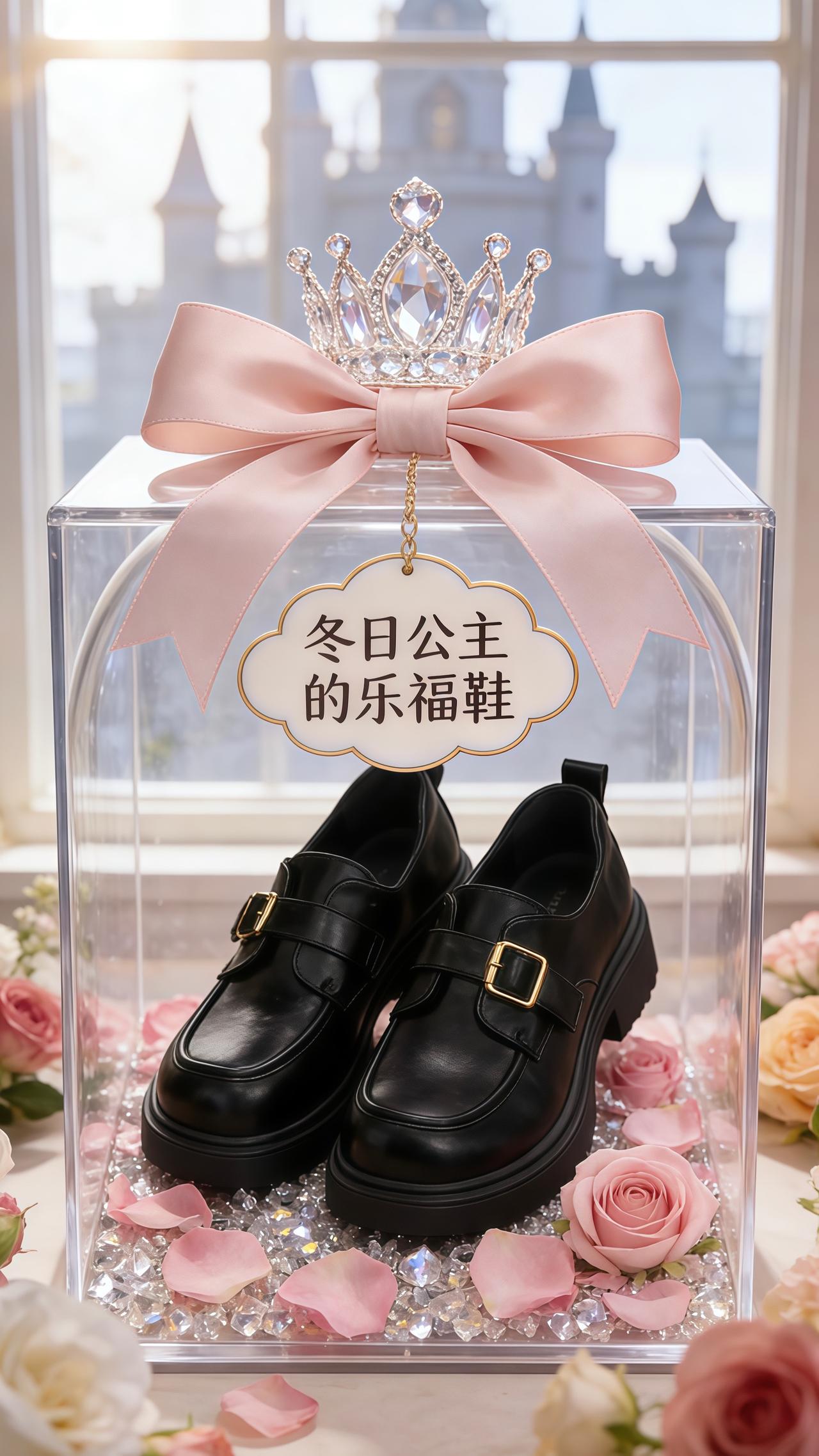 透气松糕乐福鞋