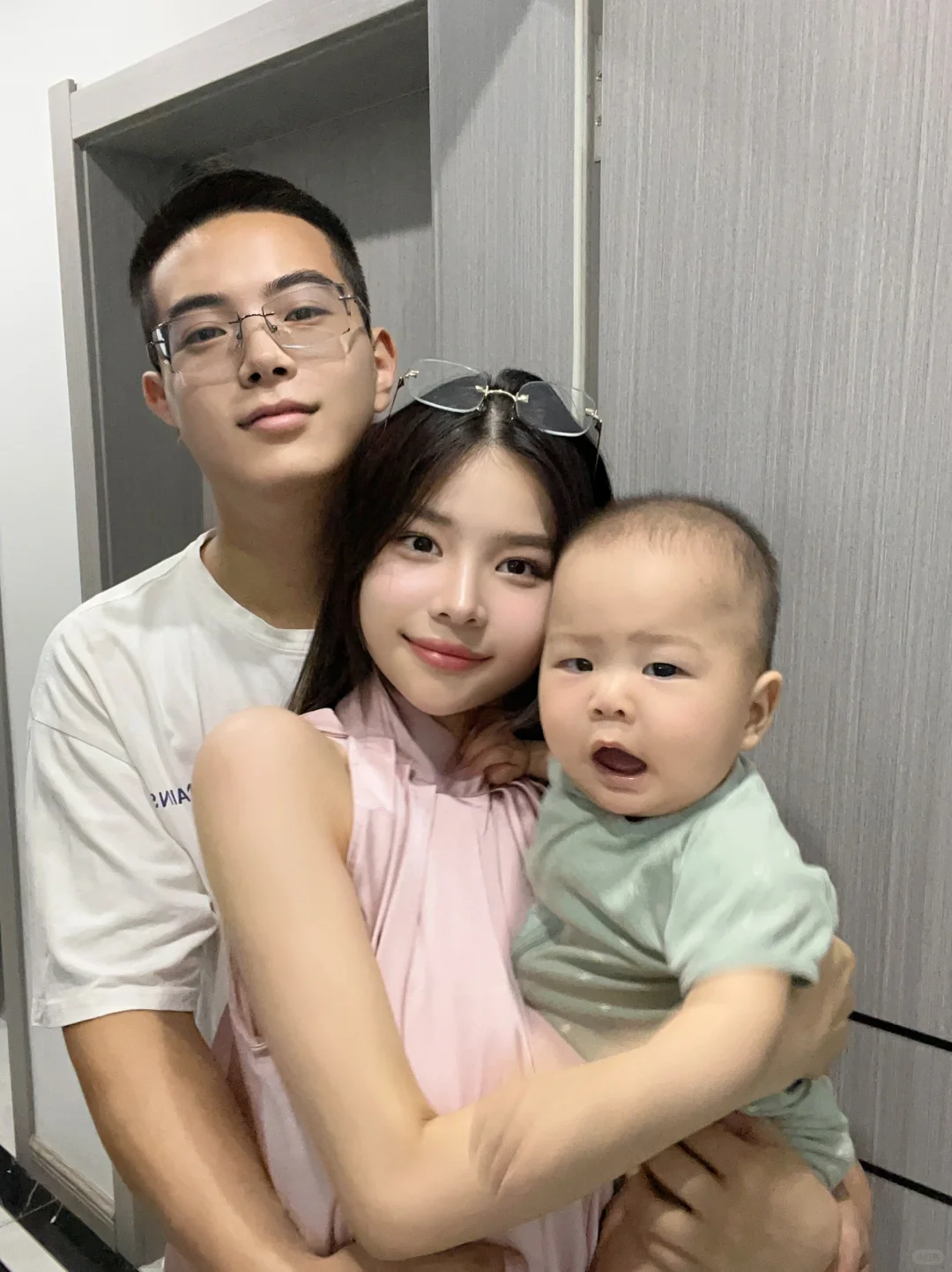 和爱的人生了一个可爱宝宝👶🏻