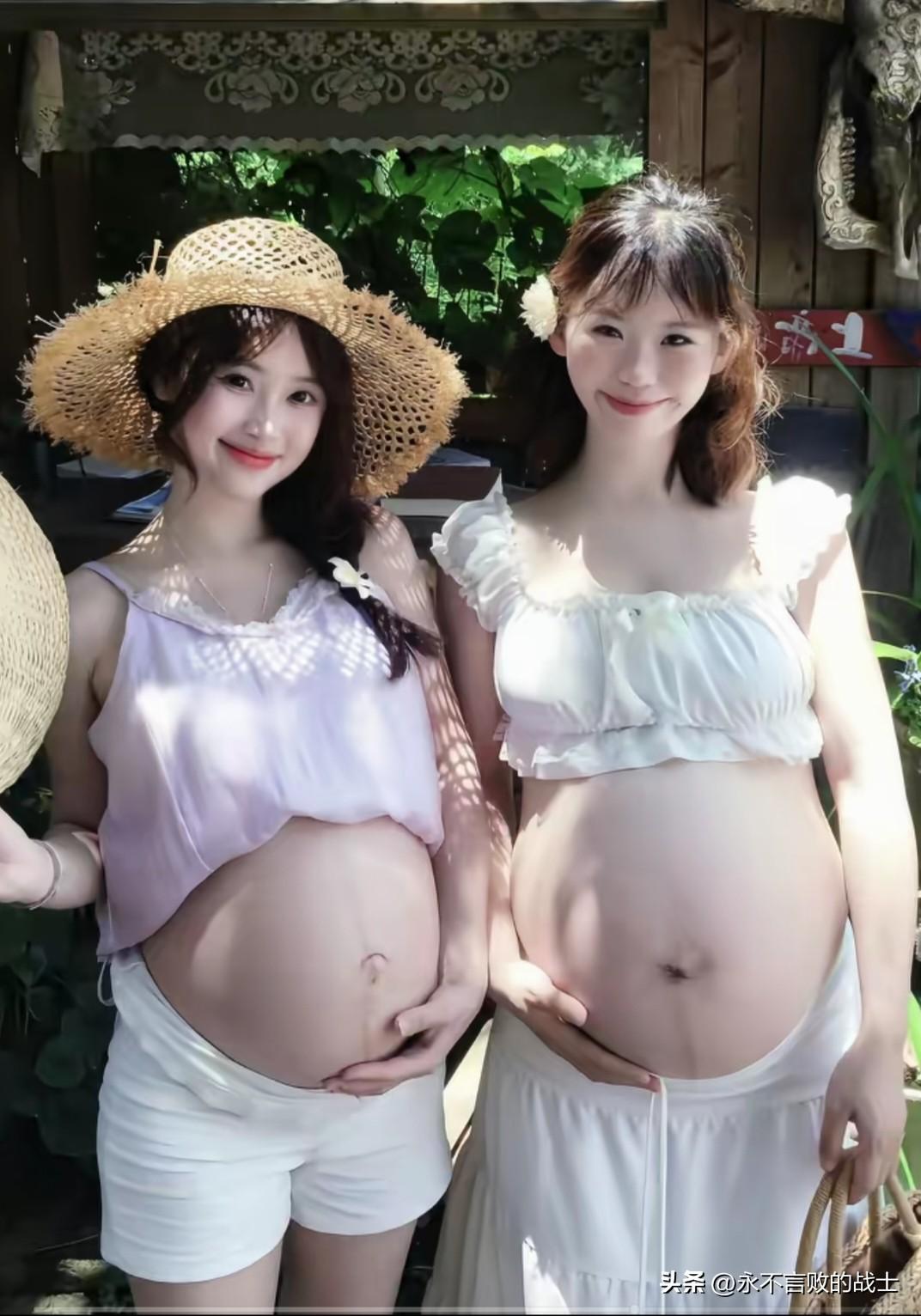 说真的，现在一刷朋友圈或者短视频，总能看见有些孕妈大大方方地晒大肚照，甚至穿得特