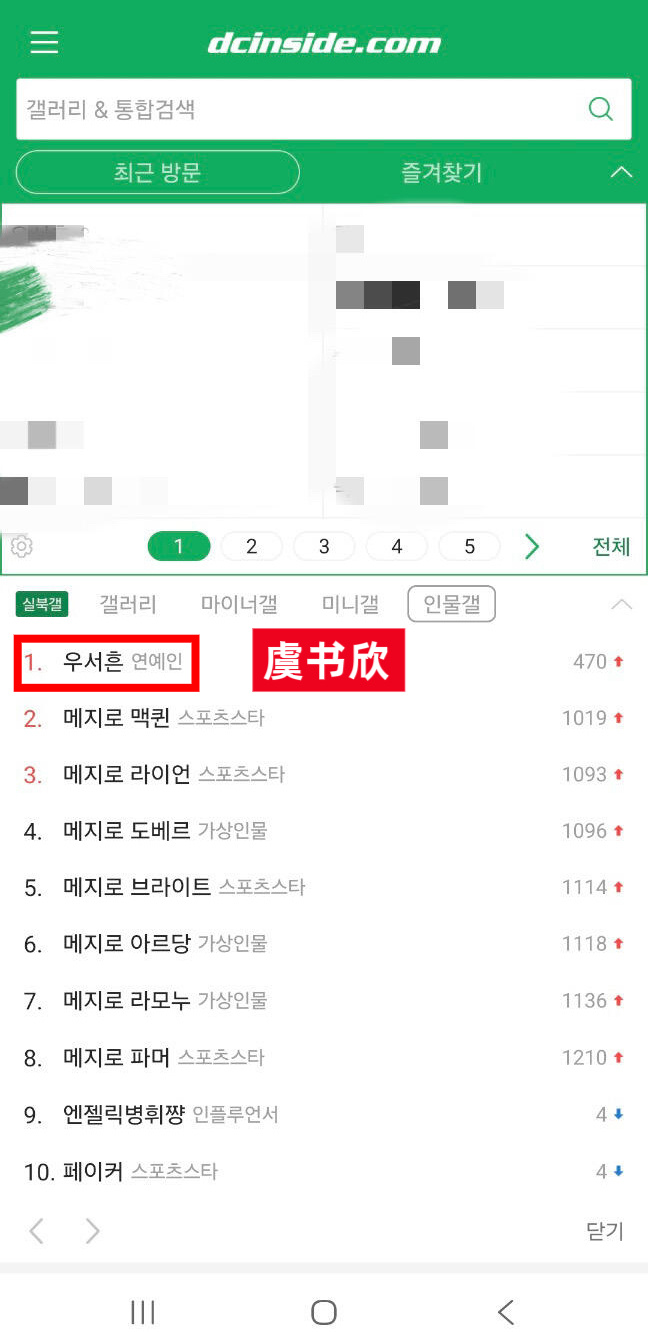 虞书欣突然登顶韩国dcinside贴吧了 发生什么了？ 