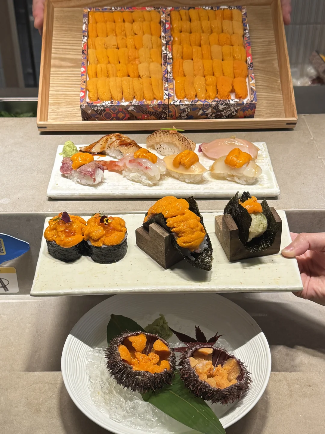 深圳也有啦！！！要来狂炫的海胆omakase…