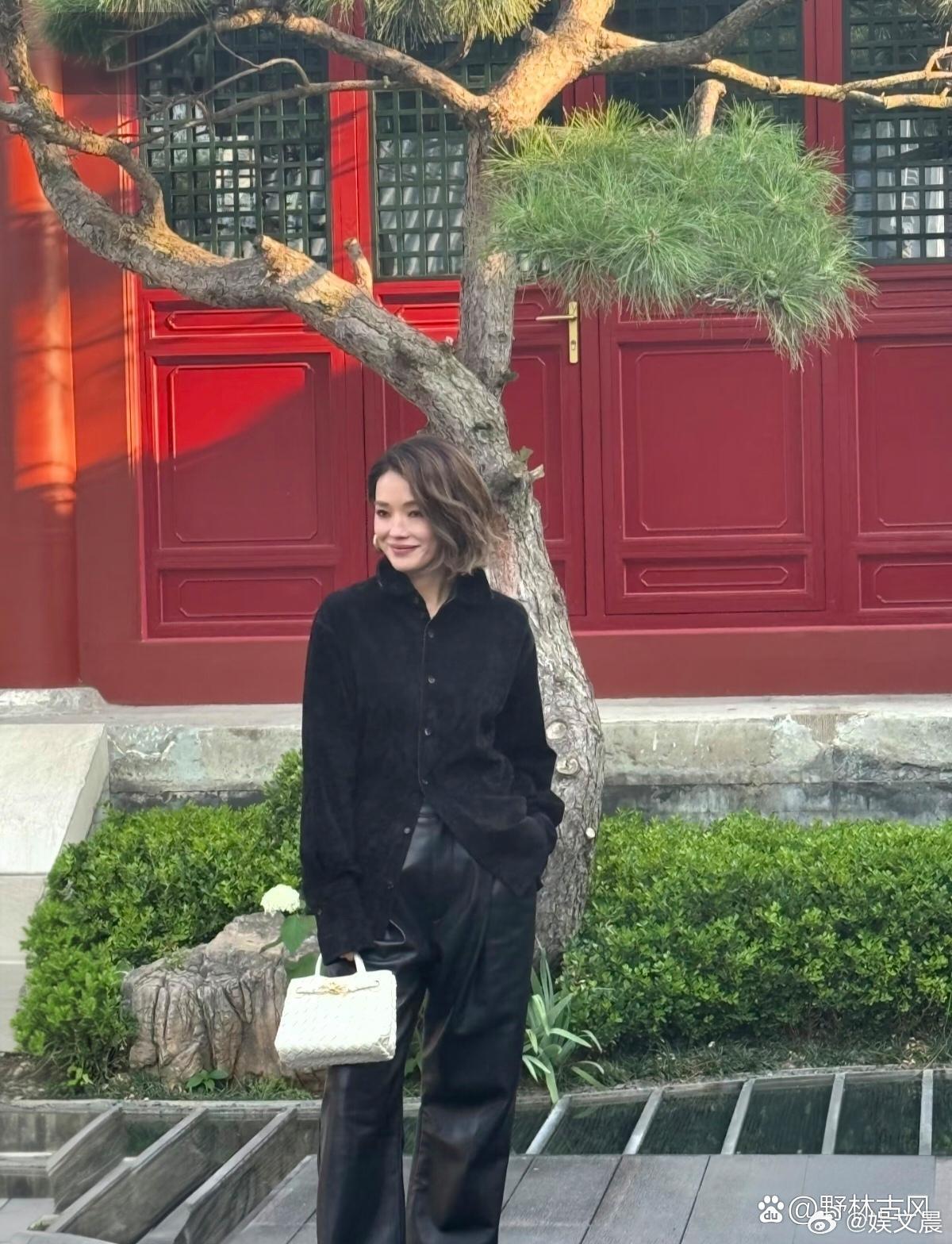 舒淇灵动俏皮，一举一动都藏着独一份风情。 