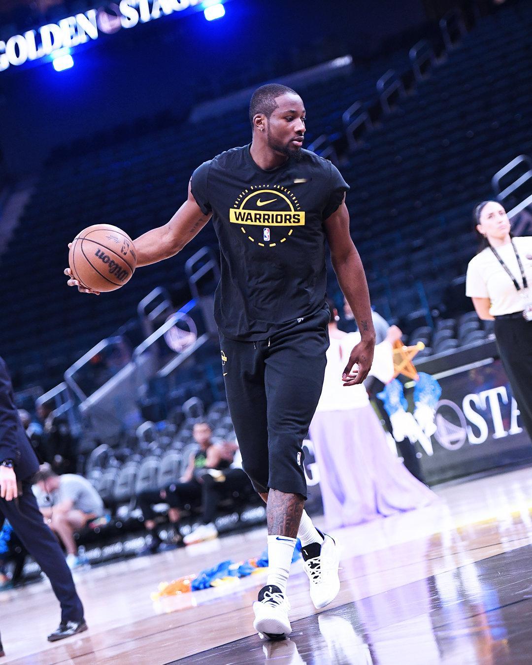 库明加热身中🏀鹈鹕vs勇士