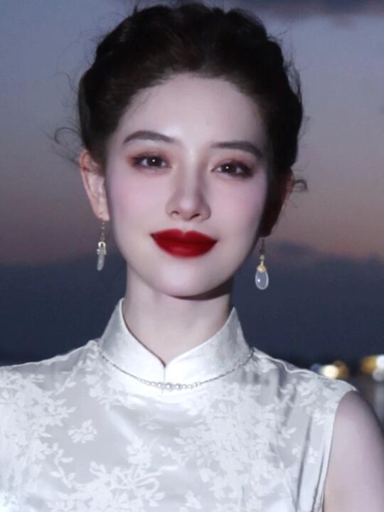 唯有牡丹真国色🪷旗袍红唇合集