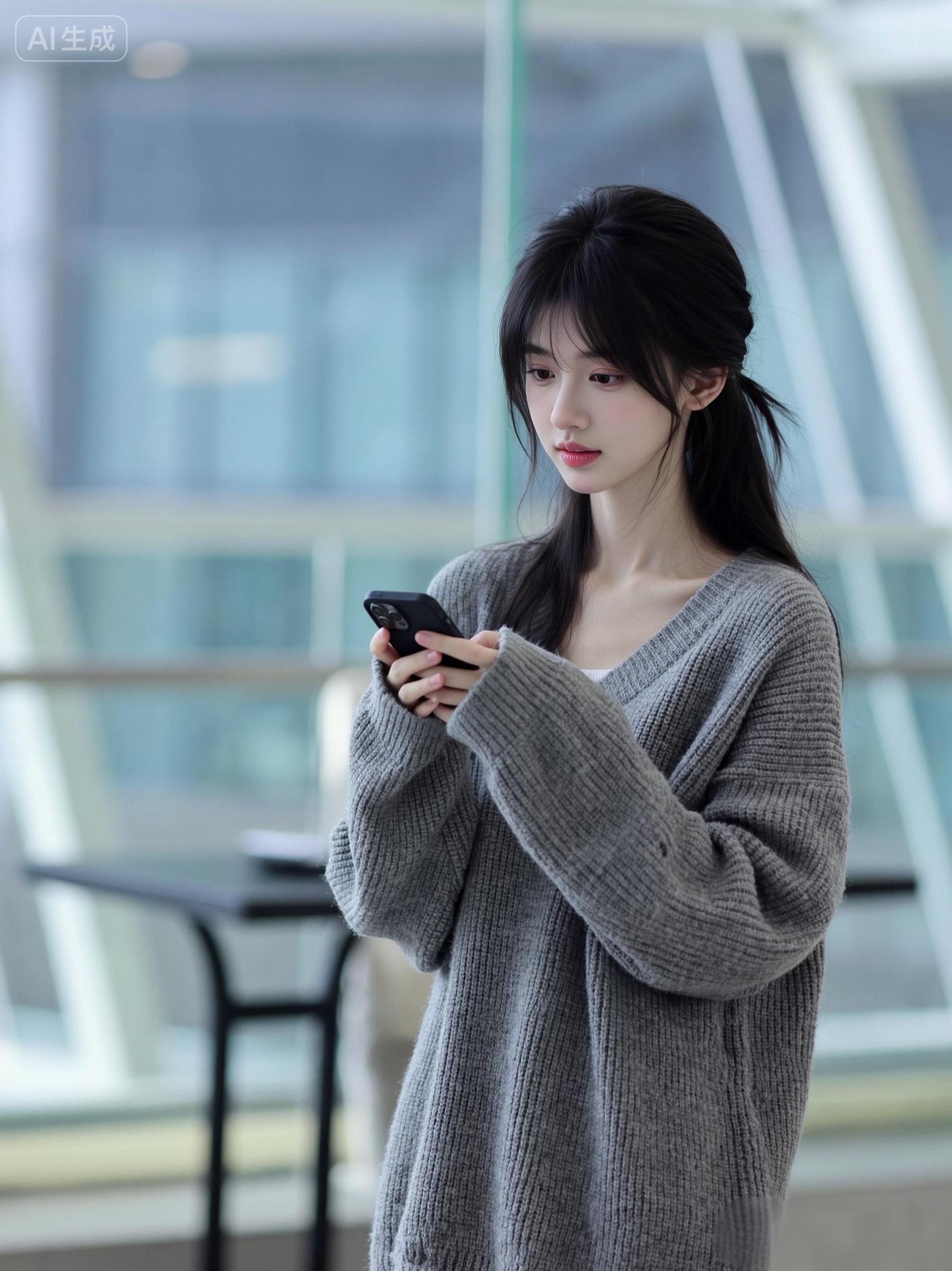 虚化所有人群聚焦你。